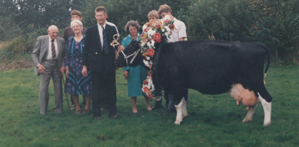 Bekijk detail van "Jan Maat: 'Na twee jaar bleek dat de Holsteins flink meer melk gaven'"