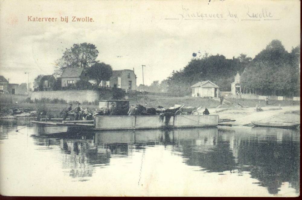 Bekijk detail van "De Katerveerbrug (Honderd jaar geleden in de Zwolsche Courant)"